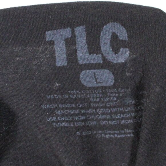 TLC No Scrubs Band Tee Black Vintage Y2K Style Shirt Size Large - Picture 10 of 10